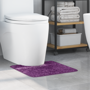 vidaXL Badmat U-vormig anti-slip 50x50 cm polypropeen paars