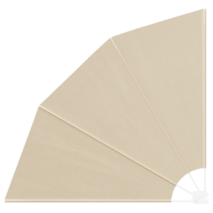 vidaXL Balkon Privacy Scherm Beige 160 x 160 cm Stof