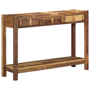 vidaXL Console Tafel 107x33x76 cm Gerecycled Massief Hout