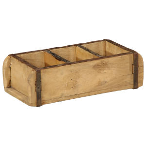 vidaXL Dienblad 30x14x9 cm massief gerecycled hout