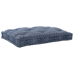 vidaXL Palletbankkussen 120x80x12 cm stof indigo