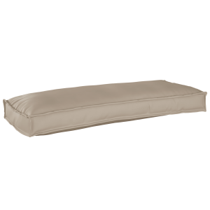 vidaXL Palletkussen bank 100x40x8 cm oxford stof taupe