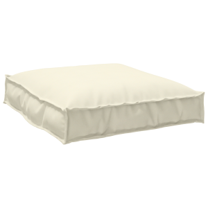 vidaXL Palletkussen voor Zit Crème 70x70x12 cm Oxford Stof
