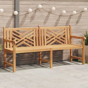 vidaXL Tuinbank Bruin 228 x 60 x 90 cm Massief teakhout