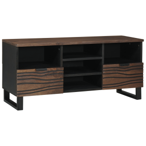 vidaXL TV-kast 100x33.5x46 cm Massief Hout Mangou&Engineered Wood