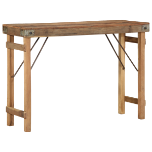 vidaXL Wandtafel 110x35x76 cm massief gerecycled hout