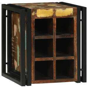 vidaXL Wijnrek 34,5x35x39 cm Massief Gerecycled Hout