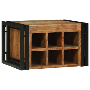 vidaXL Wijnrek 46x35x27,5 cm van Massief Acaciahout
