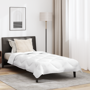 vidaXL Zomerdeken met Kussen Anders 2 pcs Wit 140 x 200 cm Microfibre