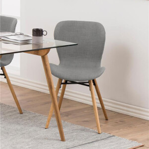 Bendt Eetkamerstoel 'Olle', kleur Lichtgrijs