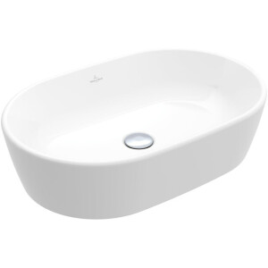 Villeroy & Boch Architectura waskom 60x40x15.5cm - Ovaal met overloopgat Wit Alpin glans Ceramic 5a266001