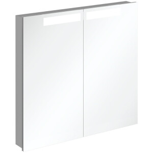 Villeroy & Boch My View In inbouw spiegelkast - met LED verlichting 3 voudig dimbaar met 2 deuren 80.1x74.7x10.7cm a4358000