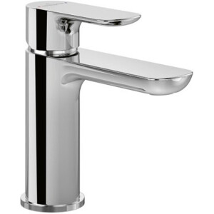 Villeroy & Boch O.novo Eengreeps wastafelkraan - zonder Push-Open afvoergarnituur - chroom tvw10400300161