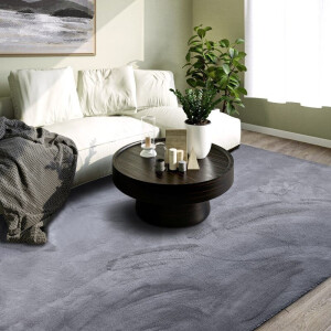 Vloerkleed Leon - Antraciet 150x80cm - Polypropyleen - Dekbed-Discounter.nl