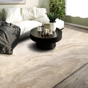 Vloerkleed Leon - Crème 170x120cm - Polypropyleen - Dekbed-Discounter.nl