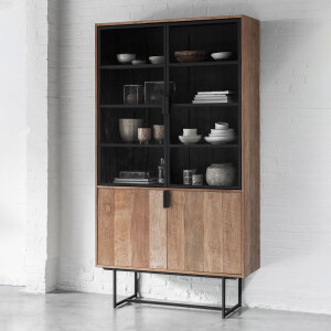 DTP Home Vitrinekast 'Odeon' Teakhout, 220 x 120cm
