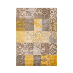 Vloerkleed Tribal Yellow | Louis de Poortere