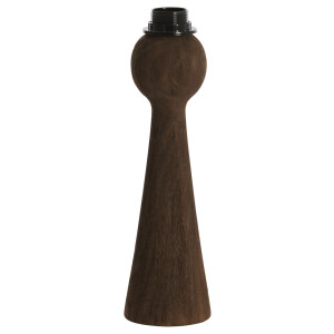 Light & Living Tafellamp 'Festina' Mangohout, 33cm, kleur Donkerbruin (excl. kap)