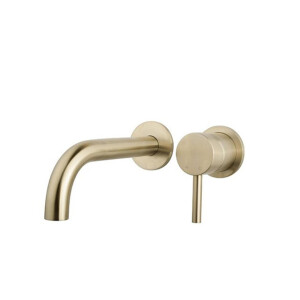 Wiesbaden Caral 2.0 inbouw-wastafelmengkraan éénhendel geborsteld messing (goud) SW1030657/SW1158949