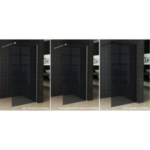 Wiesbaden Slim glasplaat 1200 x 2000 x 8 mm nano rookglas 20.3483