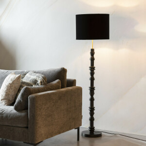 Zuiver Vloerlamp 'Totem' 148cm, kleur Zwart