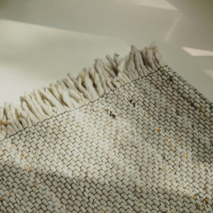 Zuiver Vloerkleed 'Frills' 170 x 240cm, kleur Beige/Geel