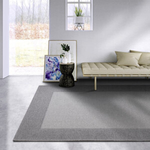 Wollen Vloerkleed Johann - Grijs 230x160cm - Wol - Dekbed-Discounter.nl