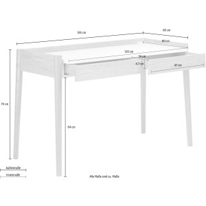 Woodman Bureau Feldbach in eenvoudige scandinavisch design