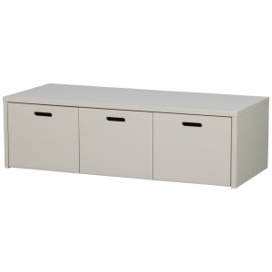 WOOOD Kistbank 'Silke' Grenenhout, kleur Dust