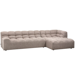 WOOOD Loungebank 'Allure' Rechts, Geweven stof, kleur Bruin Melange