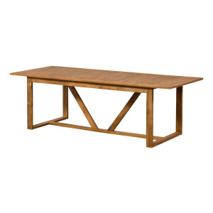 WOOOD Outdoor Eettafel 'Beaver' Teakhout, 240 x 90cm