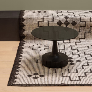 WOOOD Ronde Bijzettafel 'Soya' 60cm, kleur Zwart