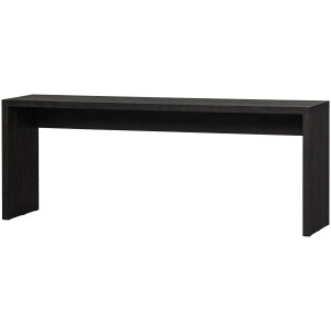WOOOD Sidetable/Bureau 'Maan' MDF, 200cm, kleur Donkerbruin