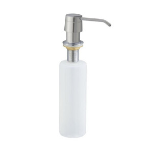 Xellanz inbouw zeeppompje geborsteld staal kunststof fles 250ml 28.3601
