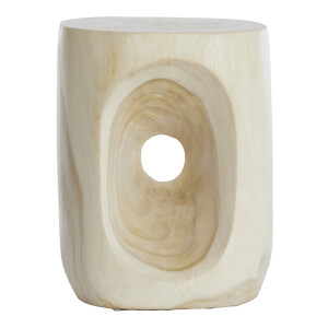 Light & Living Bijzettafel 'Morilo' Suarhout, 35 x 29cm, kleur Naturel