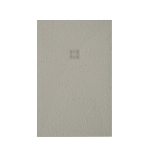 ZEZA Grade douchevloer - 90x200cm - antislip - antibacterieel - mineraalmarmer - rechthoek - mat new pearl (beige) 400000000000019927