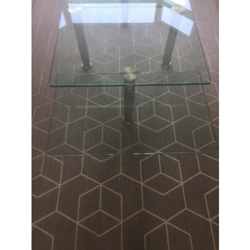 Te koop: glazen salon tafel afbeelding 3