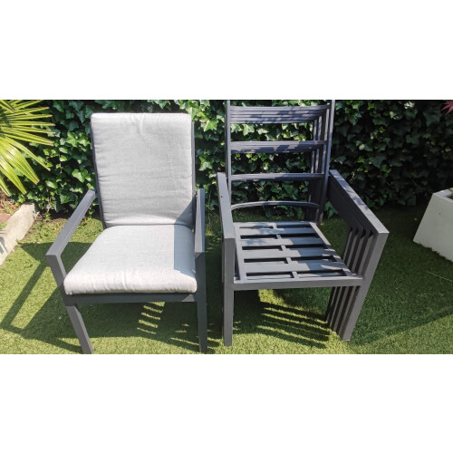 Tuinset met 6 stoelen - Seasons Outdoor en Garden Impression afbeelding 2