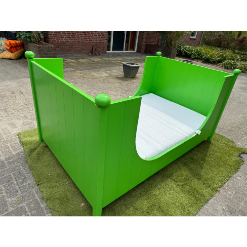 Kinderbed appeltjesgroen afbeelding 2