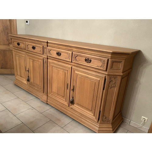 Massief eiken dressoir afbeelding