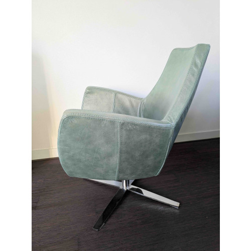 Lederen draaifauteuil afbeelding