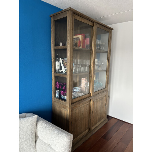 Riviera Maison vitrinekast Blue Hills Cabinet aangeboden afbeelding 3