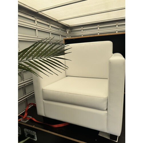Relax fauteuil faux leder afbeelding