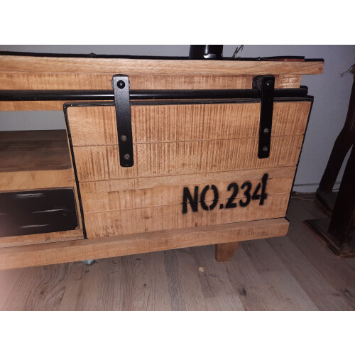 Mango houten tv meubel afbeelding 2