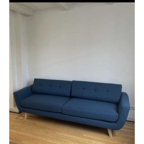 Sofacompany - 3 zitsbank Vera blauw - nieuw afbeelding