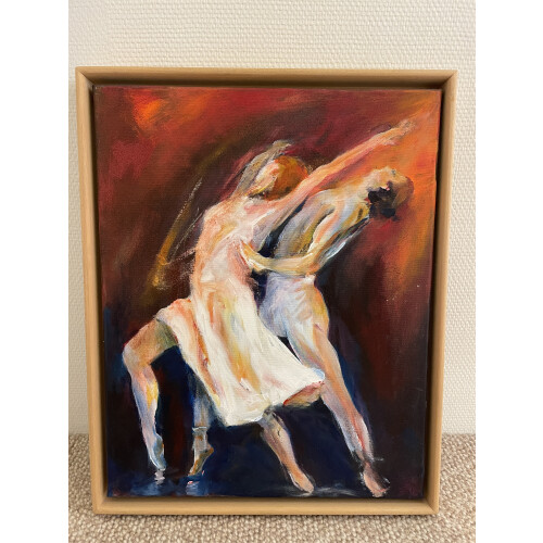 Origineel acryl schilderij Reina Koerten “Adagio (langzaam)” afbeelding