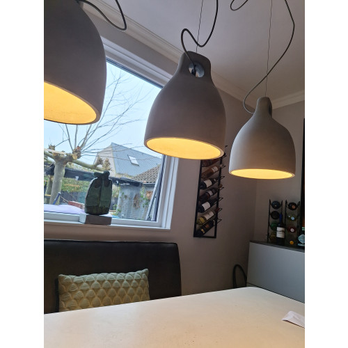 Betonlook hanglamp afbeelding