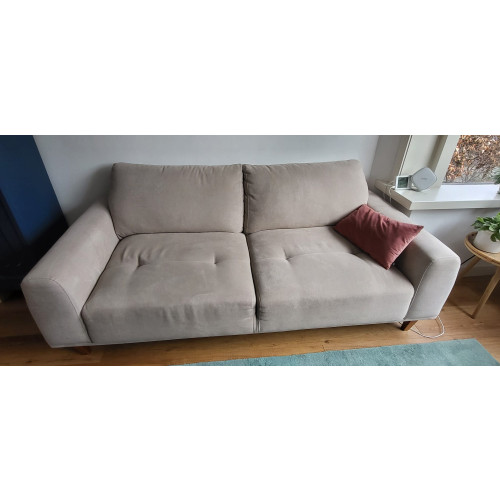 Lichte stoffen bank afbeelding 3