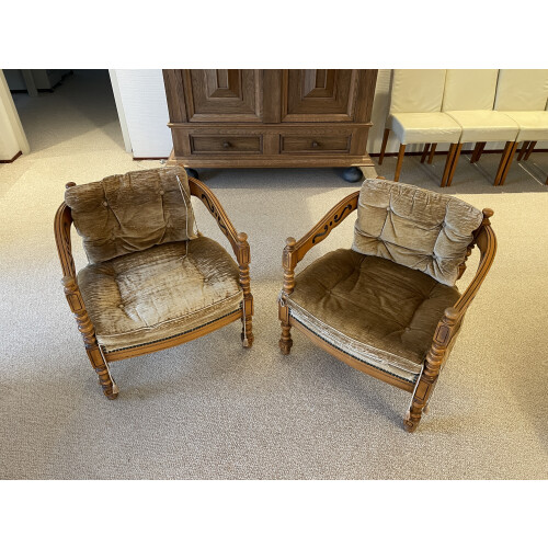 Giorgetti vintage fauteuils (1970), Italiaans design afbeelding