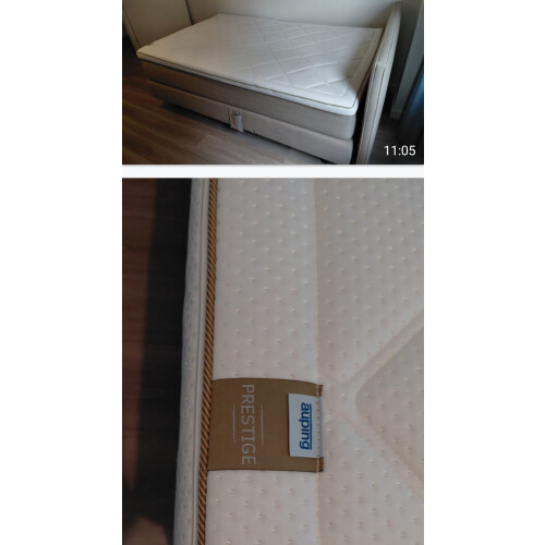 Luxe boxspring 120 bij 200 cm, Auping, elektrisch verstelbaar afbeelding 2